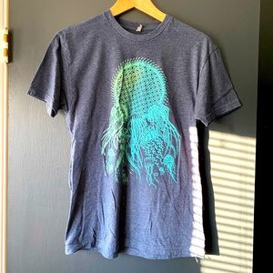 Hand screen printed in hawaii- sacred geometry t shirt